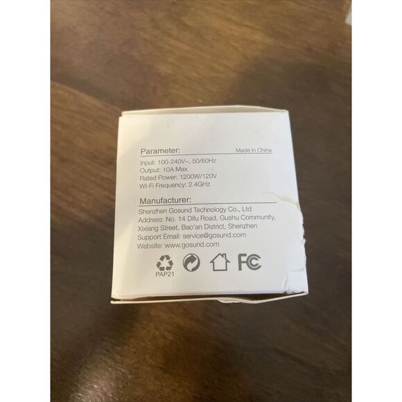 Gosund Wifi Smart Plug Remote Control US Socket Outlet Support New In Box! - Picture 2 of 5